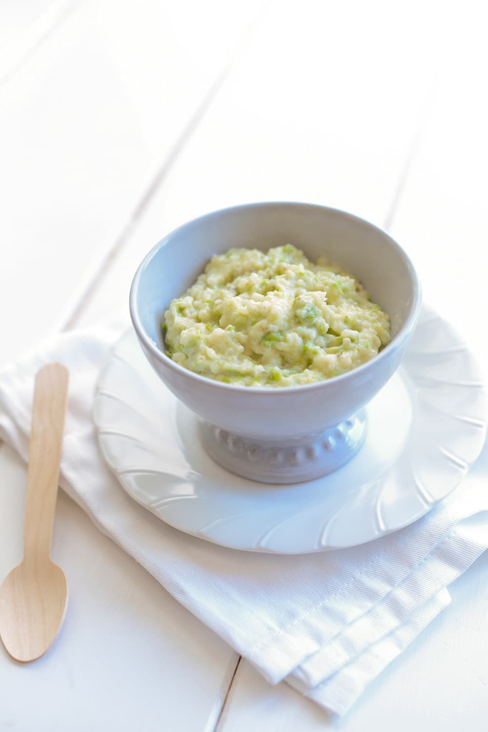 Zucchiniandpeabakedrisottobaby Starting Solids with One Handed Cooks
